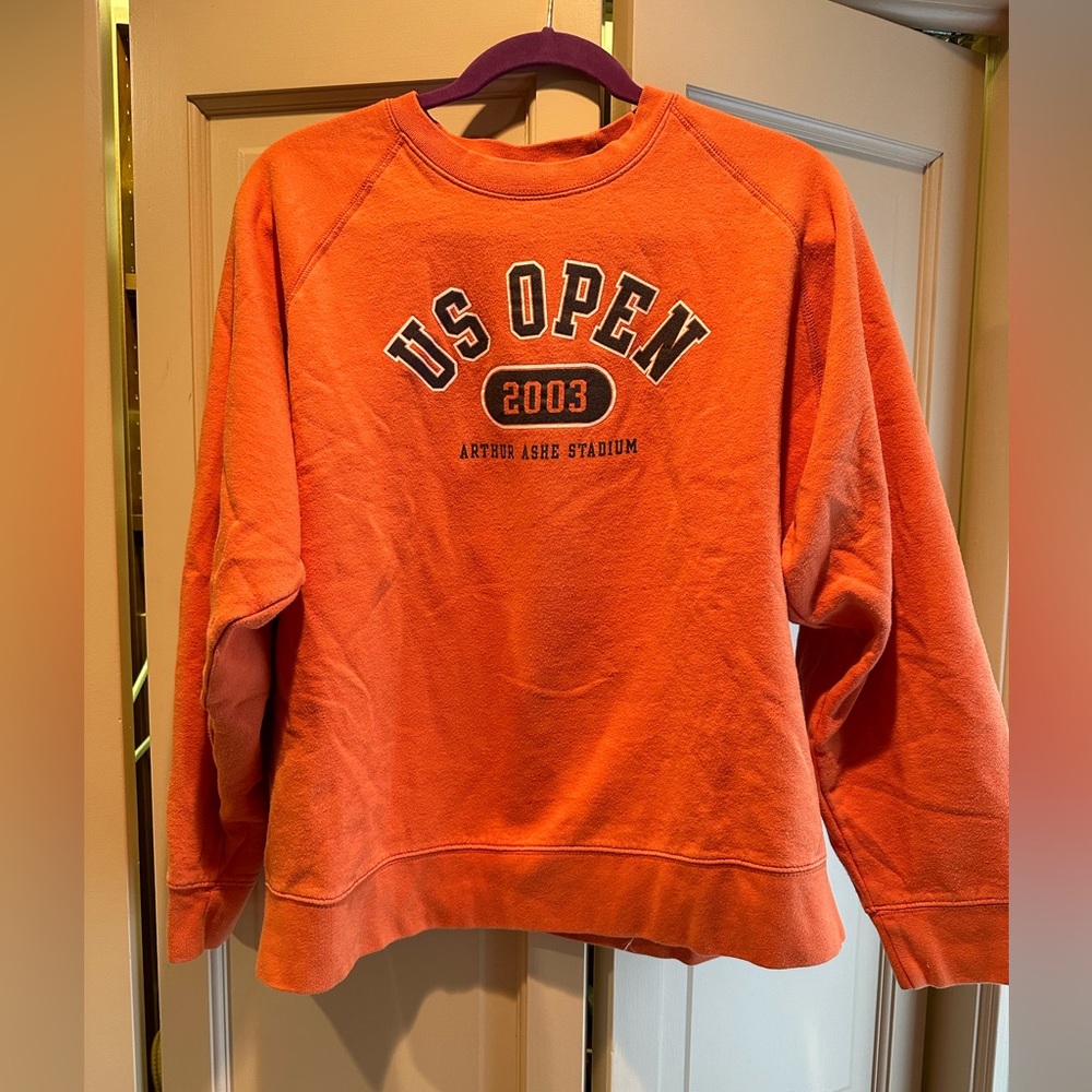 Jones and Mitchell Sportswear U.S. Open, 2003 Arthur  Ashe Stadium sweatshirt.